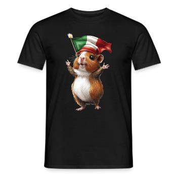 Meerschweinchen - Männer T-Shirt - Schwarz - Vorne - AI Model Male 178 light (178cm)