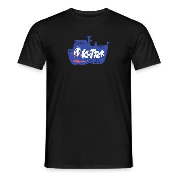 Fischkutter - Männer T-Shirt - Schwarz - Vorne - AI Model Male 178 light (178cm)