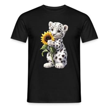Hase - Männer T-Shirt - Schwarz - Vorne - AI Model Male 178 light (178cm)