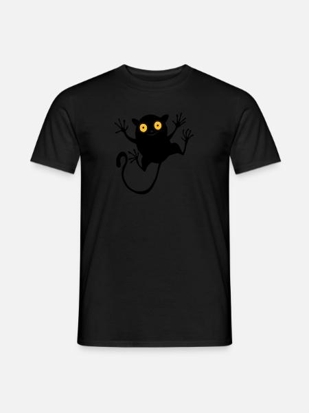 Koboldmaki (2 Farben) - Männer T-Shirt - Schwarz