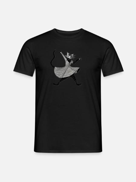 Tango Kater - Männer T-Shirt - Schwarz