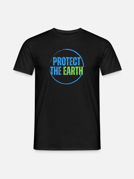 Protect the planet - Men's T-Shirt - black