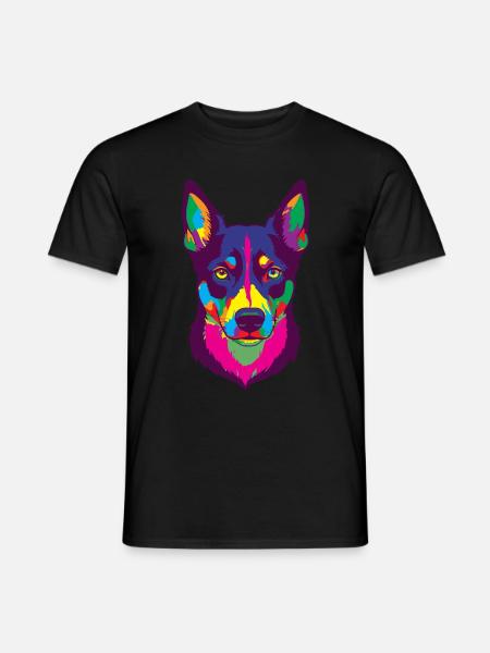 Kelpie Dog Gift - Men's T-Shirt - black