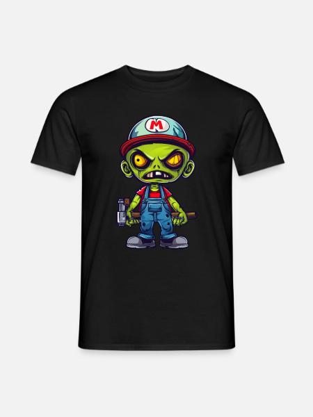 Klempner Halloween - Männer T-Shirt - Schwarz