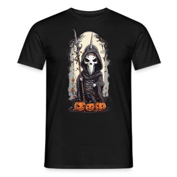Licorne noire magique gothique Halloween sort - T-shirt homme - noir - Devant - AI Model Male 178 light (178cm)