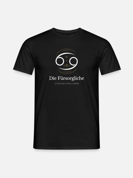 Krebs Sternzeichen Emblem - Männer T-Shirt - Schwarz