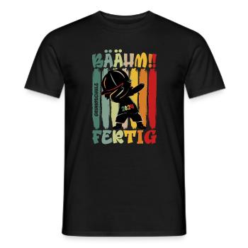 Grundschule fertig geschafft Abschluss 2024 - Männer T-Shirt - Schwarz - Vorne - AI Model Male 178 light (178cm)