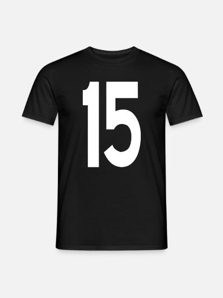 15 Quinze - T-shirt homme - noir