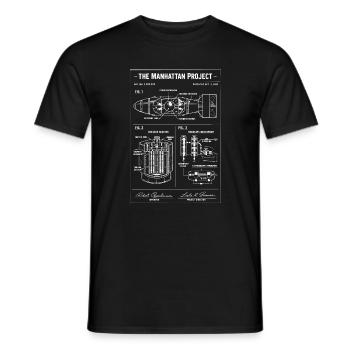 Capsule Plans de Manhattan - T-shirt homme - noir - Devant - AI Model Male 178 light (178cm)
