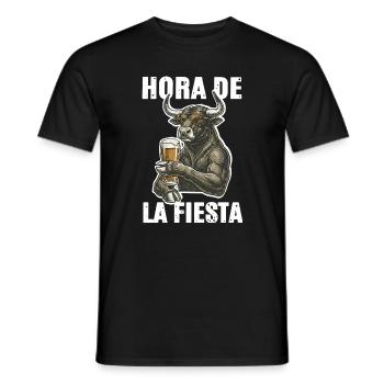 Spruch Stier Party - Männer T-Shirt - Schwarz - Vorne - AI Model Male 178 light (178cm)