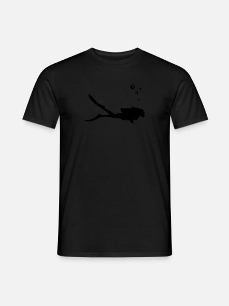 Diver, diving - Men's T-Shirt - black