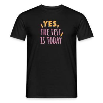 Funny Teacher Sayings Gift for Teacher - Men's T-Shirt - black - Front - AI Model Male 178 light (178cm)