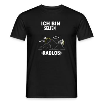 Lustiger Radfahrer Spruch Radsportler E-Bike - Männer T-Shirt - Schwarz - Vorne - AI Model Male 178 light (178cm)