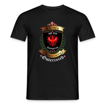 Tirol - Männer T-Shirt - Schwarz - Vorne - AI Model Male 178 light (178cm)