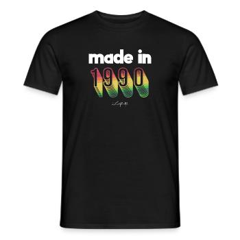 made in 1990 limited edition - T-shirt homme - noir - Devant - AI Model Male 178 light (178cm)
