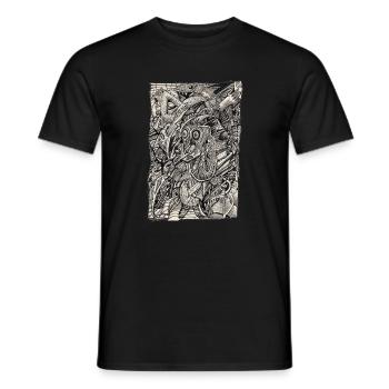 Jonah Complex - Men's T-Shirt - black - Front - AI Model Male 178 light (178cm)