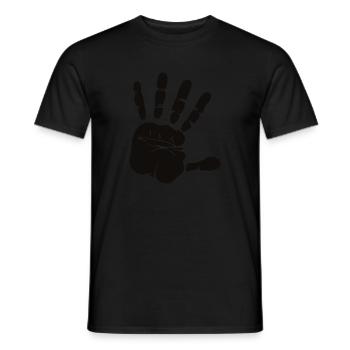 Coup de main - T-shirt homme - noir - Devant - AI Model Male 178 light (178cm)