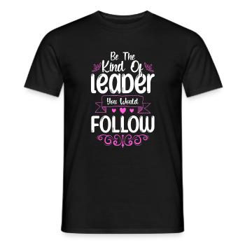Boss Office Company Employee - Men's T-Shirt - black - Front - AI Model Male 178 light (178cm)
