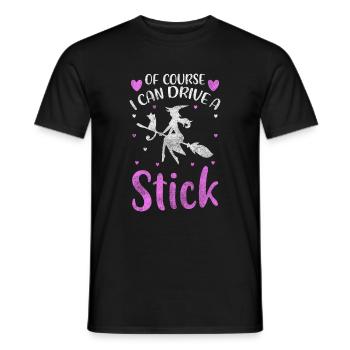 Sorcières Les balais des sorcières Sorts Monstres - T-shirt homme - noir - Devant - AI Model Male 178 light (178cm)