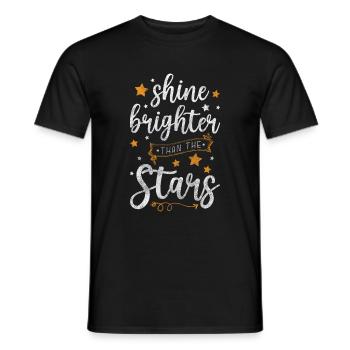 Ciel étoilé Wish Nuit de rêve - T-shirt homme - noir - Devant - AI Model Male 178 light (178cm)