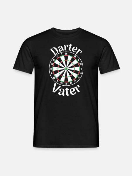 Darter Vater Vatertagsgeschenk - Männer T-Shirt - Schwarz