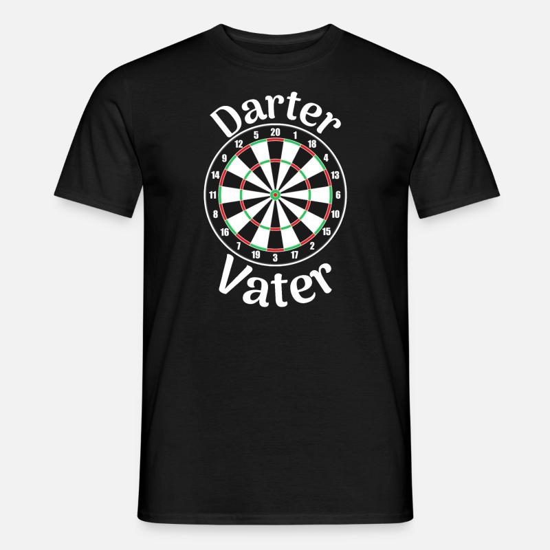 Darter Vater Vatertagsgeschenk - Männer T-Shirt - Schwarz