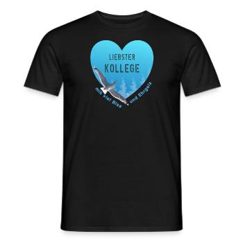 dearest colleague - Men's T-Shirt - black - Front - AI Model Male 178 light (178cm)
