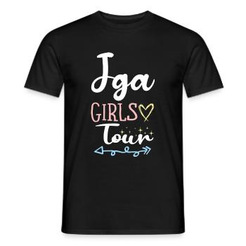 Jga Bachelorette Girls Tour - T-shirt homme - noir - Devant - AI Model Male 178 light (178cm)