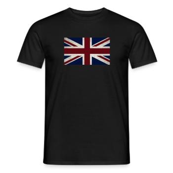 Großbritannien - Männer T-Shirt - Schwarz - Vorne - AI Model Male 178 light (178cm)