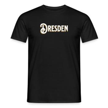 Dresden: A game of tradition and design - Men's T-Shirt - black - Front - AI Model Male 178 light (178cm)