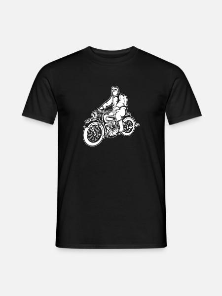 Chopper / Motorcycle 04_wei ß - Men's T-Shirt - black