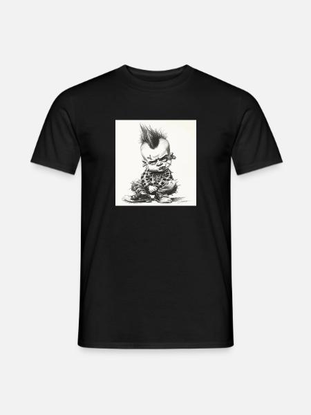 Punk baby 2 - Men's T-Shirt - black