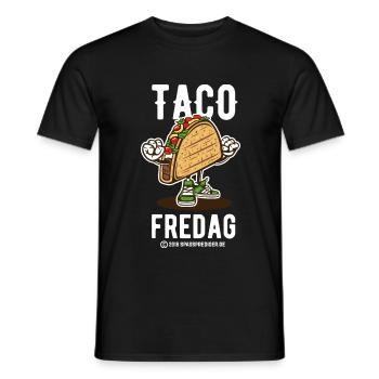 Taco Freitag - Männer T-Shirt - Schwarz - Vorne - AI Model Male 178 light (178cm)