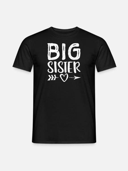 Big Sister - sister - Men's T-Shirt - black