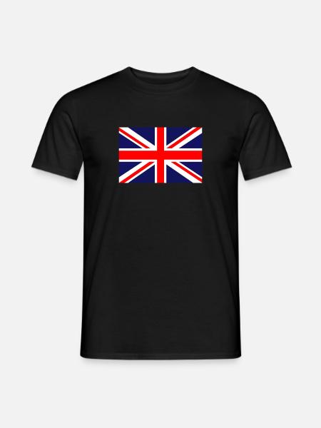 Great Britain British flag flag - Men's T-Shirt - black