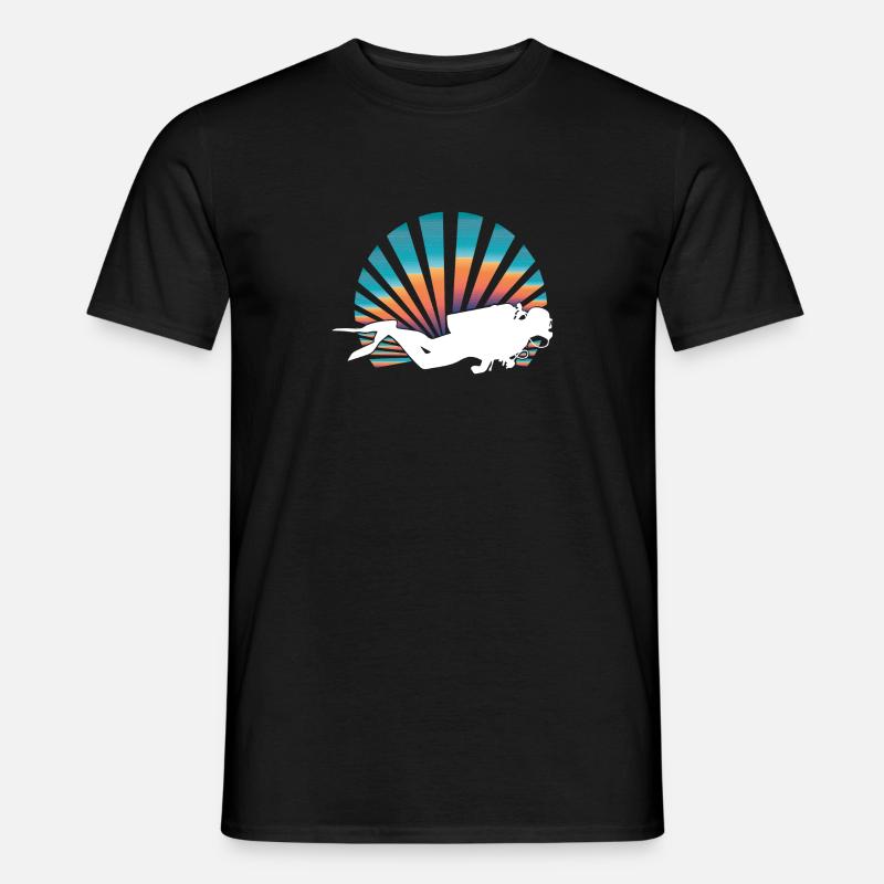 Divers dive diver diving - Men’s T-shirt - black