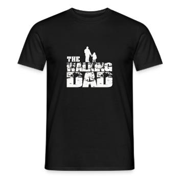 The Walking DAD - Männer T-Shirt - Schwarz - Vorne - AI Model Male 178 light (178cm)