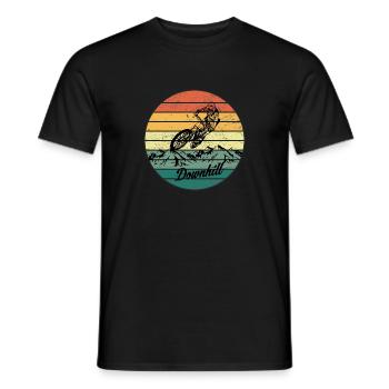 VTT VTT VTT Vintage Retro VTT - T-shirt homme - noir - Devant - AI Model Male 178 light (178cm)