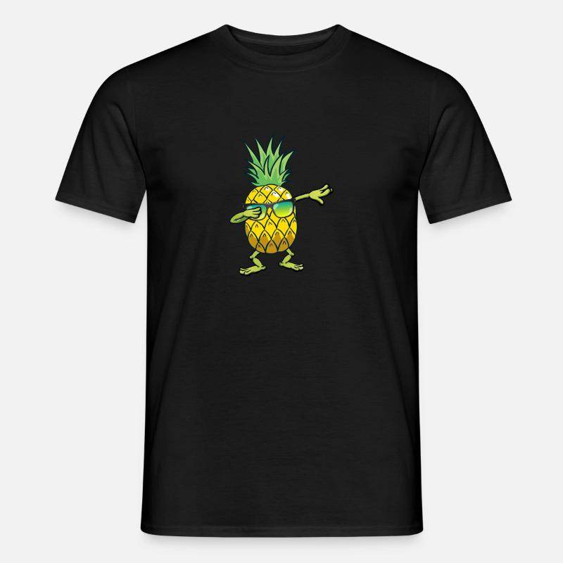 sommer ananas dab geschenk geschenkidee - Männer T-Shirt - Schwarz