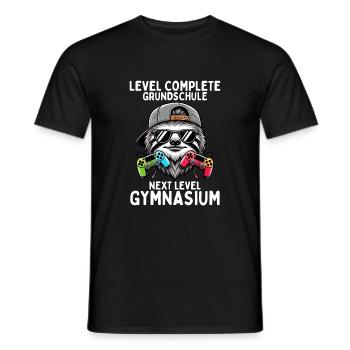 Level Complete Next Level Gymnasium Faultier - Männer T-Shirt - Schwarz - Vorne - AI Model Male 178 light (178cm)