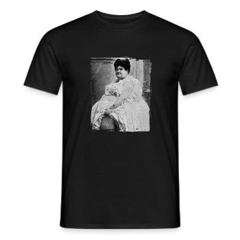 Dicke Frau | vintage - Männer T-Shirt - Schwarz - Vorne - AI Model Male 178 light (178cm)
