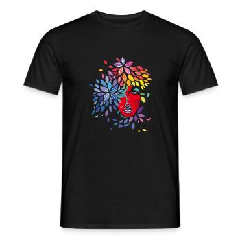 Femme Sauvage - T-shirt homme - noir - Devant - AI Model Male 178 light (178cm)