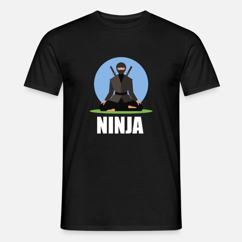Ninja - T-shirt uomo - nero