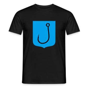 Haken - Männer T-Shirt - Schwarz - Vorne - AI Model Male 178 light (178cm)