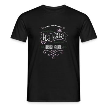 spruch lieben schelle backpfeiffe geschenkidee - Männer T-Shirt - Schwarz - Vorne - AI Model Male 178 light (178cm)