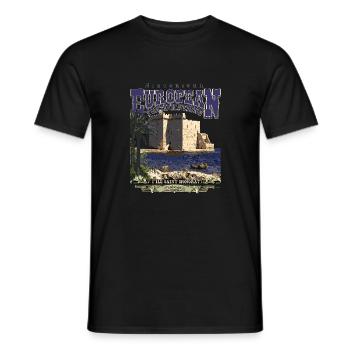 Ile saint honorate Europäische Festungen - Männer T-Shirt - Schwarz - Vorne - AI Model Male 178 light (178cm)