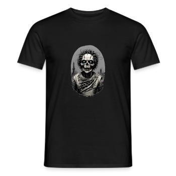 portrait d une momie 10 - T-shirt homme - noir - Devant - AI Model Male 178 light (178cm)