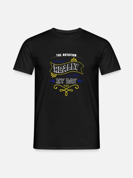 sayings bday telescope earth quote geek - Männer T-Shirt - Schwarz
