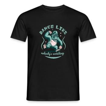 Gorille - T-shirt homme - noir - Devant - AI Model Male 178 light (178cm)