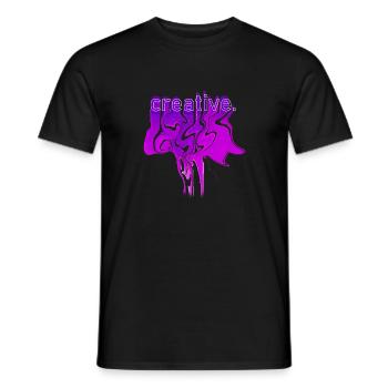 Creative - Men's T-Shirt - black - Front - AI Model Male 178 light (178cm)